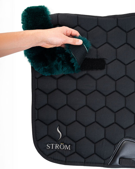 Saddle Pad Full Sheepskin Liner - Forest