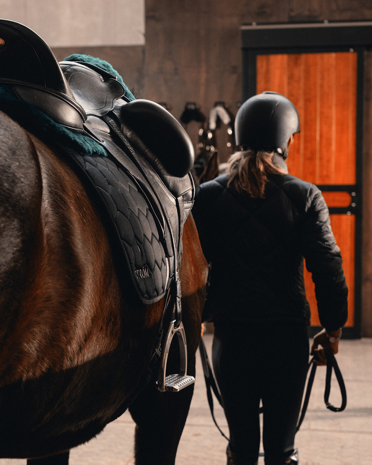 Ström Switch Full Fur Saddle Pad - Forest