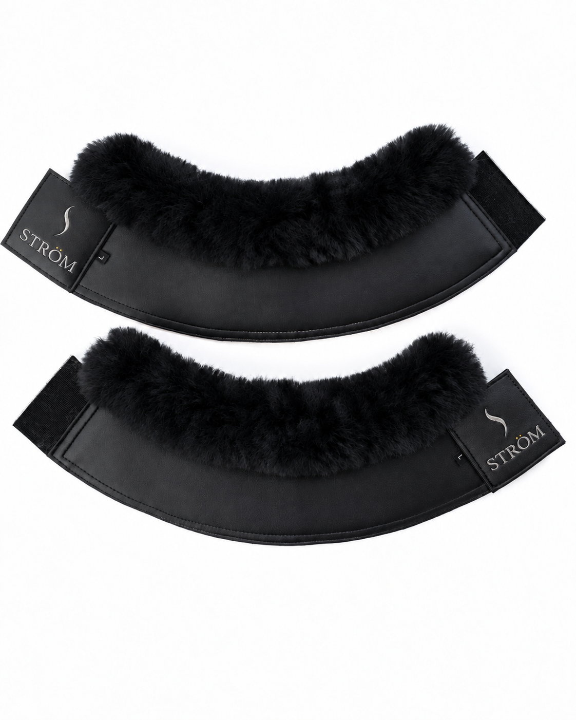 Bell Boot Sheepskin Trims - Noir