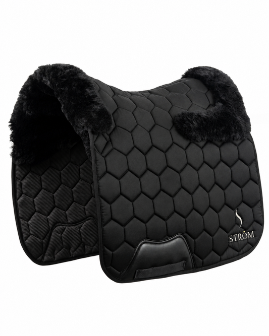 Ström Switch Full Fur Saddle Pad - Noir