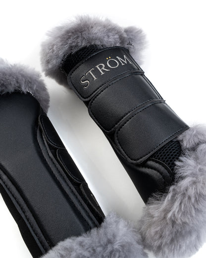 Ström Switch Lined Brushing Boots - Stone