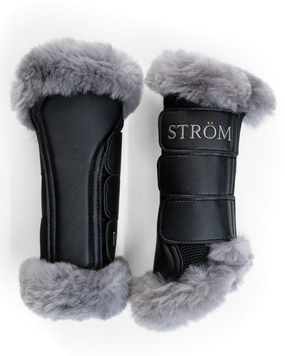 Ström Switch Lined Brushing Boots - Stone